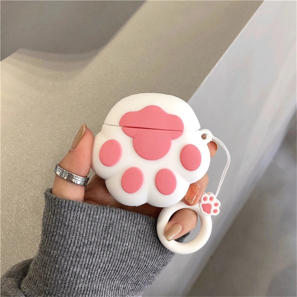 🥰 Adorable 3D Love Heart Robot Silicone Case for AirPods 💖 - Cute & Protective Cover for All Models! 🎧✨ - Pixie Quill