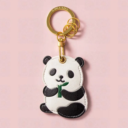 Kawaii Animal Keychain Set 🐰🐼 | Adorable Rabbit & Panda Charms for Bags & Keys 🌟✨