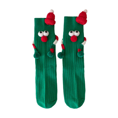 Cute Christmas Cartoon Socks For Women Mid Calf Cozy Gift 🧦🎄🎁