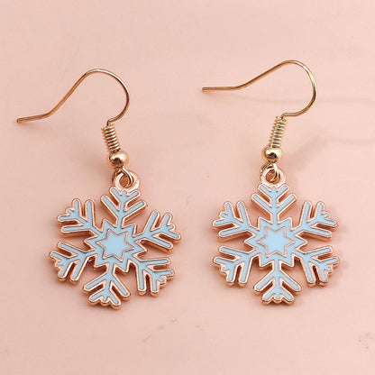 Whimsical Christmas Drop Earrings For Women Tree Deer Santa Dangle Jewelry 🎄✨