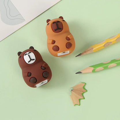 Adorable Capybara Pencil Sharpener - Whimsical School Supplies for Every Creative Mind! ✏️🐾