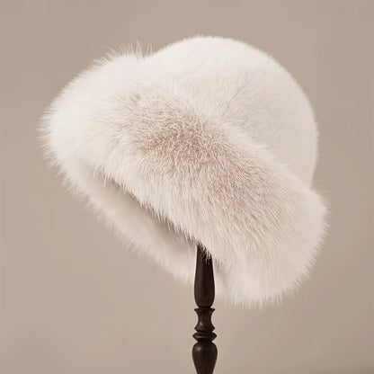 Fluffy Plush Fur Hat Beanie Warm Thick Mongolian Style for All Seasons ❄️