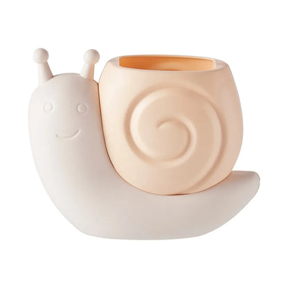 Kawaii Snail & Ice Cream Pencil Holder 🐌🍦 | Cute Multi-functional Desk Organizer for Students ✏️📚