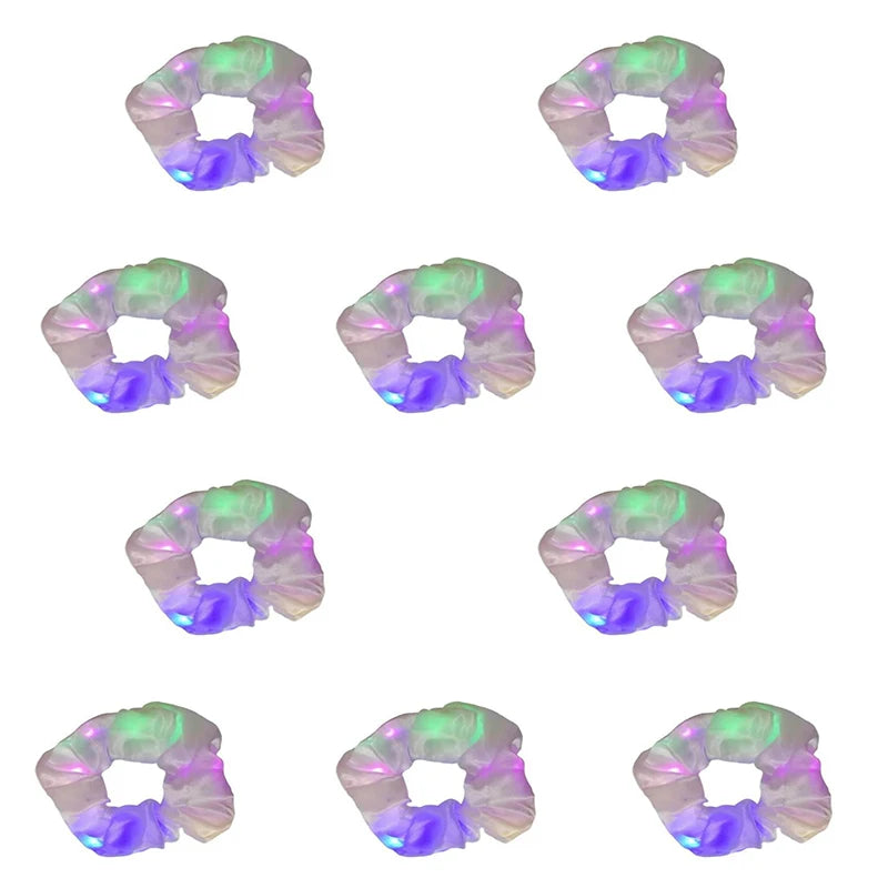 ✨ Sparkle & Shine LED Scrunchies 🎉 - Perfect Hair Accessory for Parties & Celebrations! 🌈💖