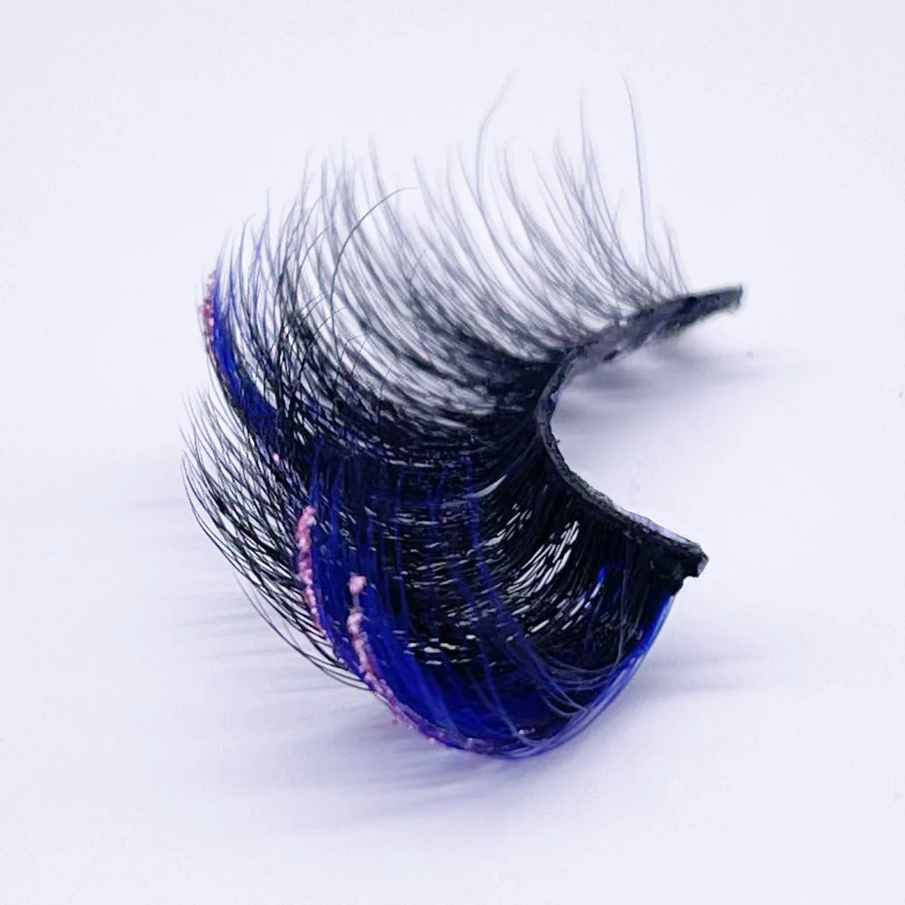 ✨ Kawaii Glitter Ombre 20MM Mink Lashes 🌈 | Dramatic & Colorful Fake Eyelashes 💖