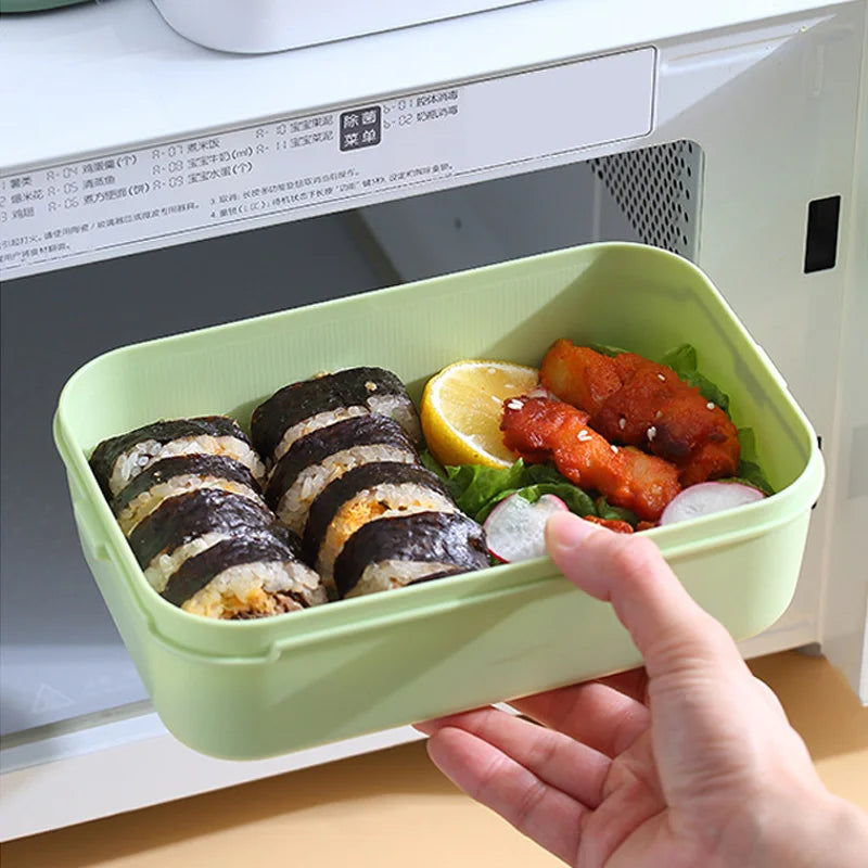 Kawaii 1350ML Bento Box 🍱✨ | Portable & Leakproof Lunch Container with Spoon & Fork 🍴🌸 | Perfect for School Girls!