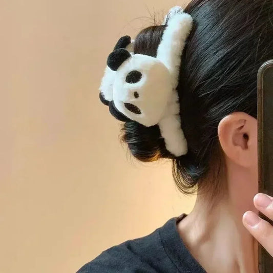 Kawaii Panda Hair Claw Clip 🐼✨ | Cute Cartoon Hair Accessory for Girls & Women | Adorable Headwear for Kids & Teens