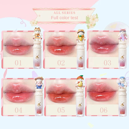 💖 Kawaii Lip Plump Gloss 🌸 Hydrating Lip Oil for Soft, Smooth Lips 💦 Perfect Gift for Her 🎁