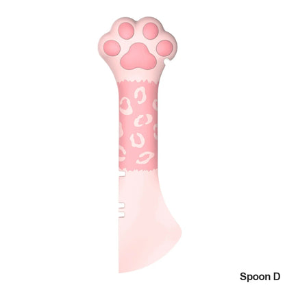 Adorable Pet Paw Spoon & Can Opener 🐾🥫 - Fun Feeding Accessory for Cats & Dogs!