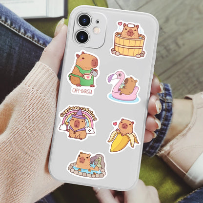 Adorable Kawaii Guinea Pig Stickers - Cute Cartoon Animals for DIY Fun & Personalization! 🐹✨
