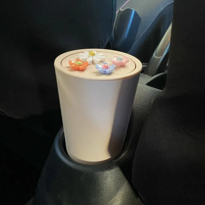 Kawaii Mini Car Trash Can 🚗✨ | Cute & Creative Desktop Debris Box 🌸 | Fun Storage Solution for Home & Office 🎉