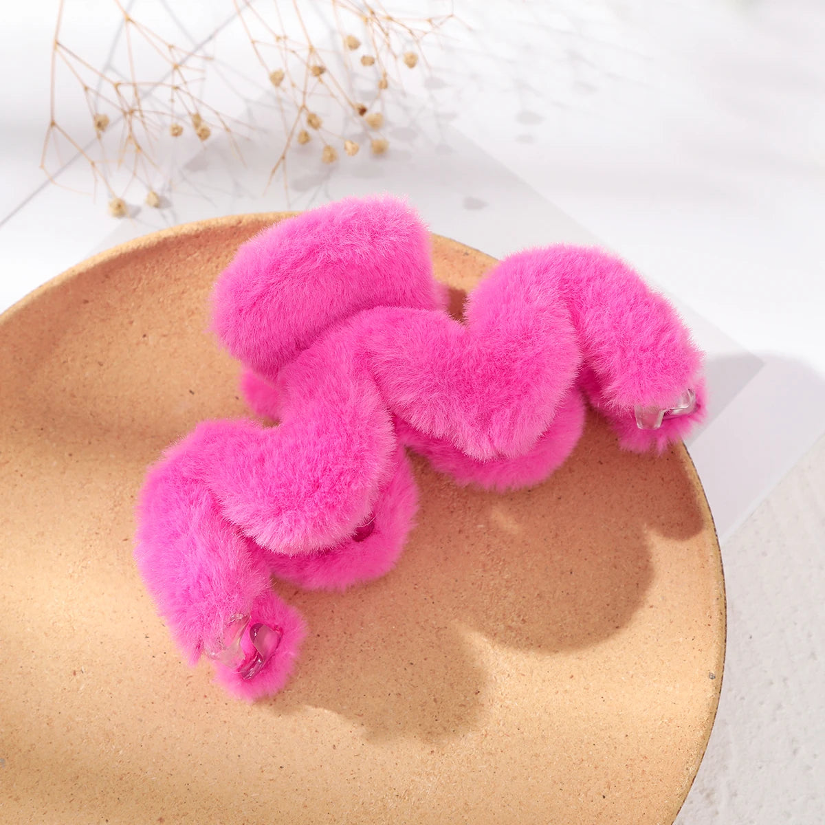 Cute Plush Big Crab Hair Claw Clip 🦀✨ | Perfect for Thick Hair & Playful Ponytails | Adorable Kawaii Hair Accessory for Women! 🎀