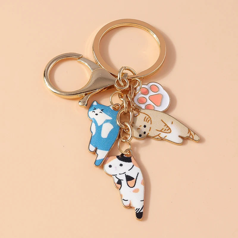 Kawaii Unicorn Horse Enamel Keychain 🦄✨ | Cute Metal Key Ring Pendant for Women & Girls | Perfect DIY Gift for Handbags & Car Keys 🎁💕