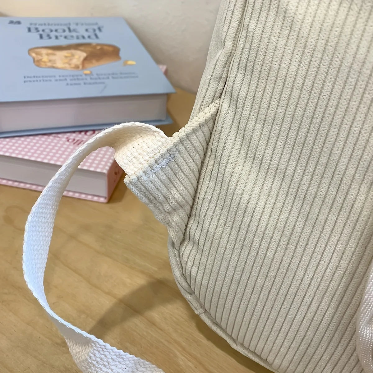 🎒 Cozy Corduroy Cutie: Japanese-Inspired Backpack for School Adventures! 🌟 - Pixie Quill