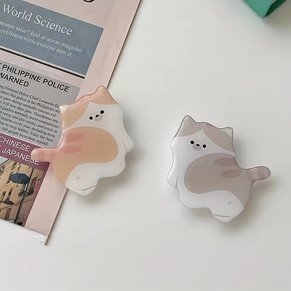 Adorable 3D Cat Acrylic Phone Grip 🐾✨ Cute Kitten Holder for iPhone & Samsung! 📱💖 - Pixie Quill