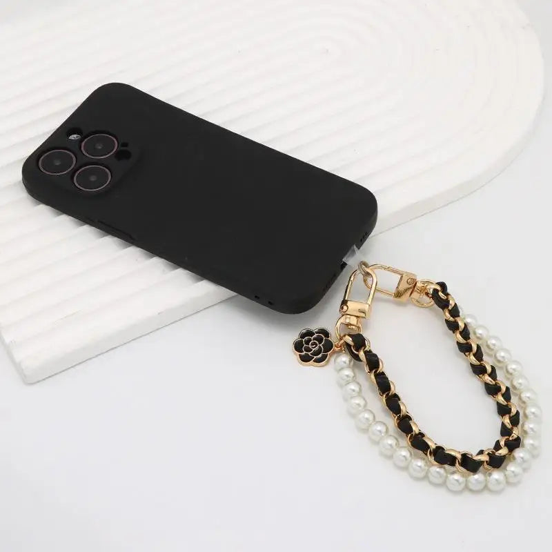 Cute Pearl Doll Phone Lanyard With Bead Chain Anti Loss SJGS19 📱🎀