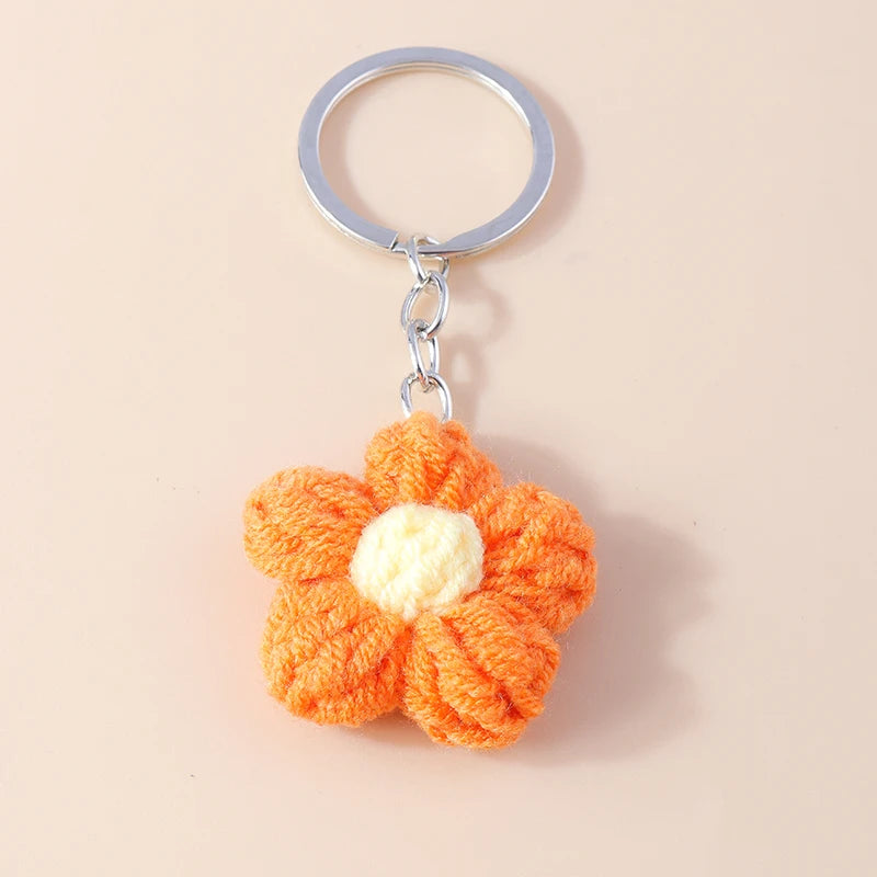 Kawaii Handmade Frog Keychain 🐸✨ | Cute Cartoon Knitted Animal Charms for Bags & Keys | Perfect Gift for All Ages 🎁