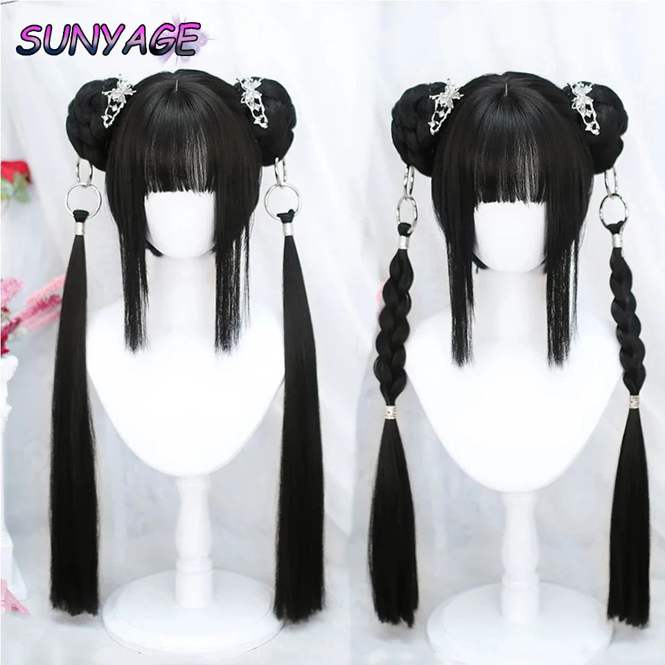 Kawaii Ombre Princess Double Ponytail Wig 💖✨