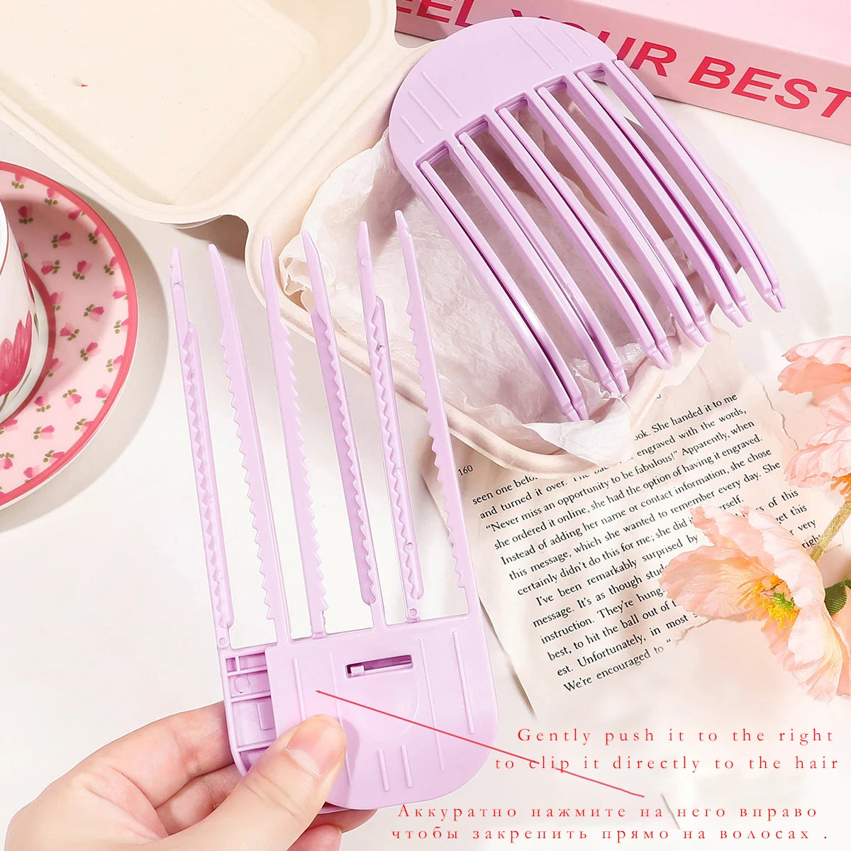 Kawaii Fluffy Hair Bangs Clips 🌸✨ | Adorable Volumizing Barrettes for Bouncy Curls 🎀💕