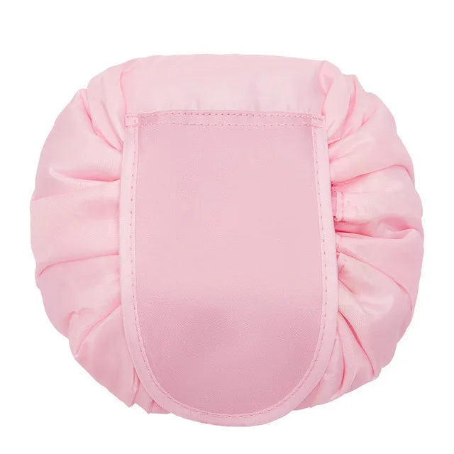 Kawaii Floral Drawstring Makeup Bag 🌸✨ | Portable Waterproof Cosmetic Pouch for Travel & Toiletries 💖👜