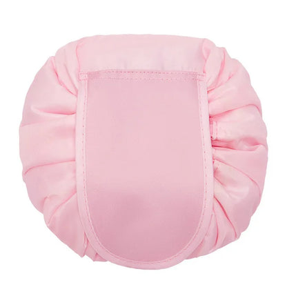 Kawaii Floral Drawstring Makeup Bag 🌸✨ | Portable Waterproof Cosmetic Pouch for Travel & Toiletries 💖👜