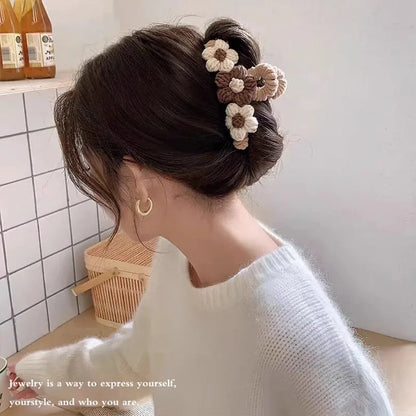 Kawaii Winter Plush Hair Claw 🐰✨ | Adorable Hair Clip for Women & Girls 💖 | Trendy Hair Accessories for Cozy Styles