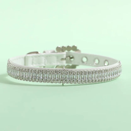 💖 Sparkling Pearl & Rhinestone Collar for Purr-fect Pets 🐾✨