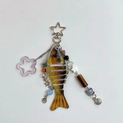 Playful Fish Keychain Bag Charm For Fishing Fans Gift Idea 🎣🐟