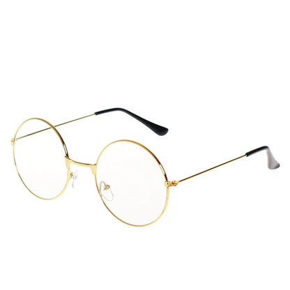 Kawaii Round Glasses with Sakura Chain 🌸✨ Cute Retro Eyewear for Cosplay & Daily Wear 👓💖