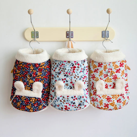 Cozy Pup Winter Coat ❄️🐾✨ for Snuggly Small & Medium Dogs - Adorable Jacket for Chihuahuas, Pugs & Teddies!
