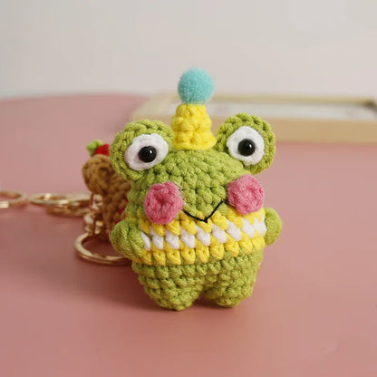 Bear Couple Keychains Crochet Duo For Keys And Bags Cute Handcrafted Charms 🧶🐻