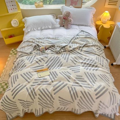 Snuggle Up with Adorable Bear Friends 🐻💖 Cozy Fleece Blanket for Travel & Home! - Pixie Quill