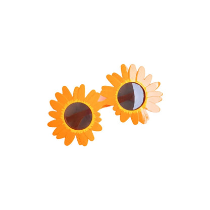 Kawaii Sunflower Sunglasses 🌼✨ | Adorable Daisy-Shaped Eyewear for Fun Parties & Photos 📸💖