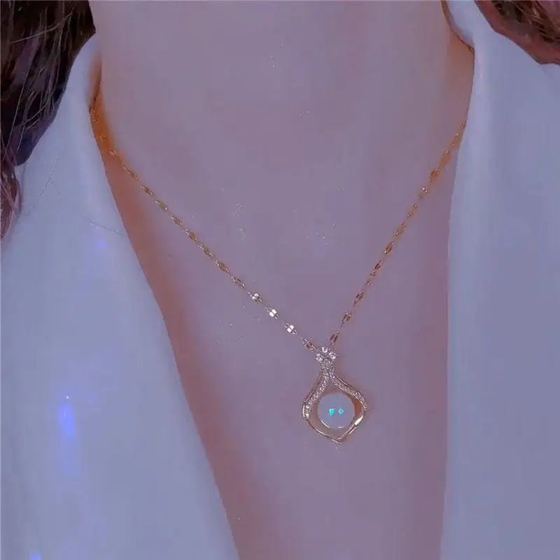 Kawaii Gold Pearl Choker Necklace 🌟✨ | Trendy Beads Chain for Girls 🌸💕 | Gothic Style Jewelry for Parties!