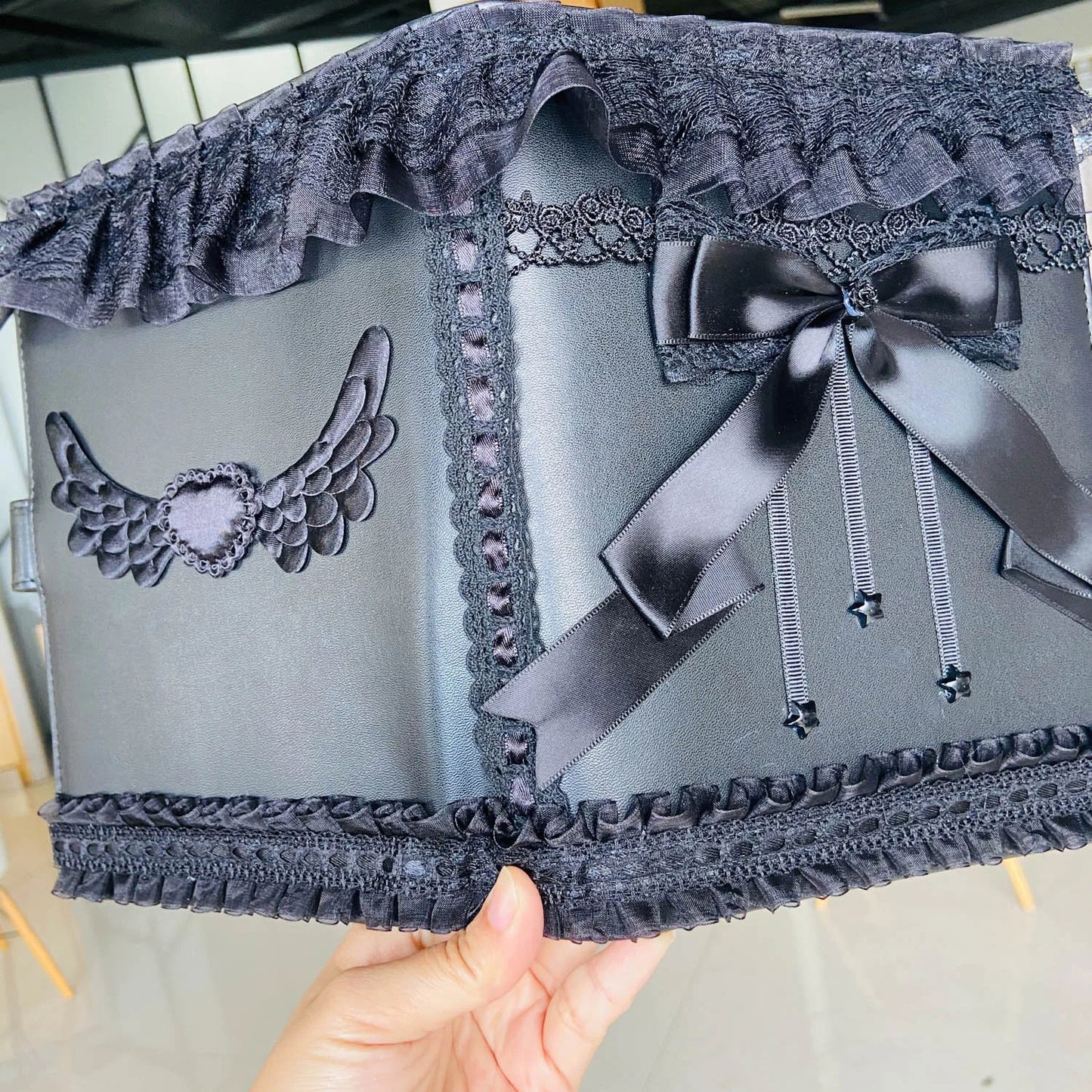 A5 Lace Photo Card Binder For Kpop Idol Collectors 🎀✨ Anime Card Album