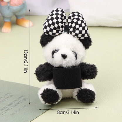 Kawaii Plush Puppy Wiper Accessory 🐶✨ Cute Bowknot Dog Car Decoration for Whimsical Interiors!