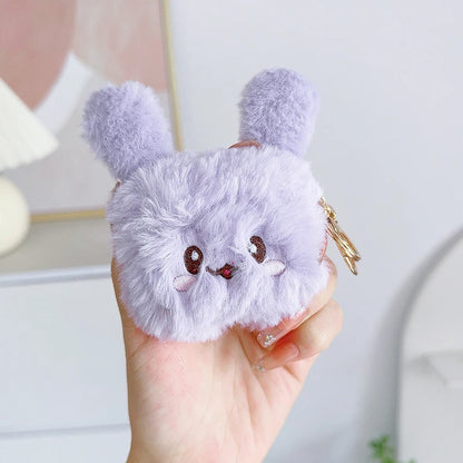 Kawaii Cute Cartoon Fluffy Plush Earphone Case for AirPods Pro 1/2/3 🐾✨ Cozy Fur Cover for Girls & Women 🎀