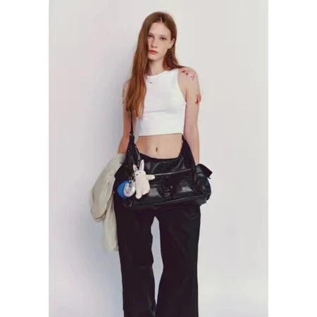 Kawaii Samo Ondoh Saddle Bag 👜✨ - Adorable Style Inspired by Korean Stars 🌟💖
