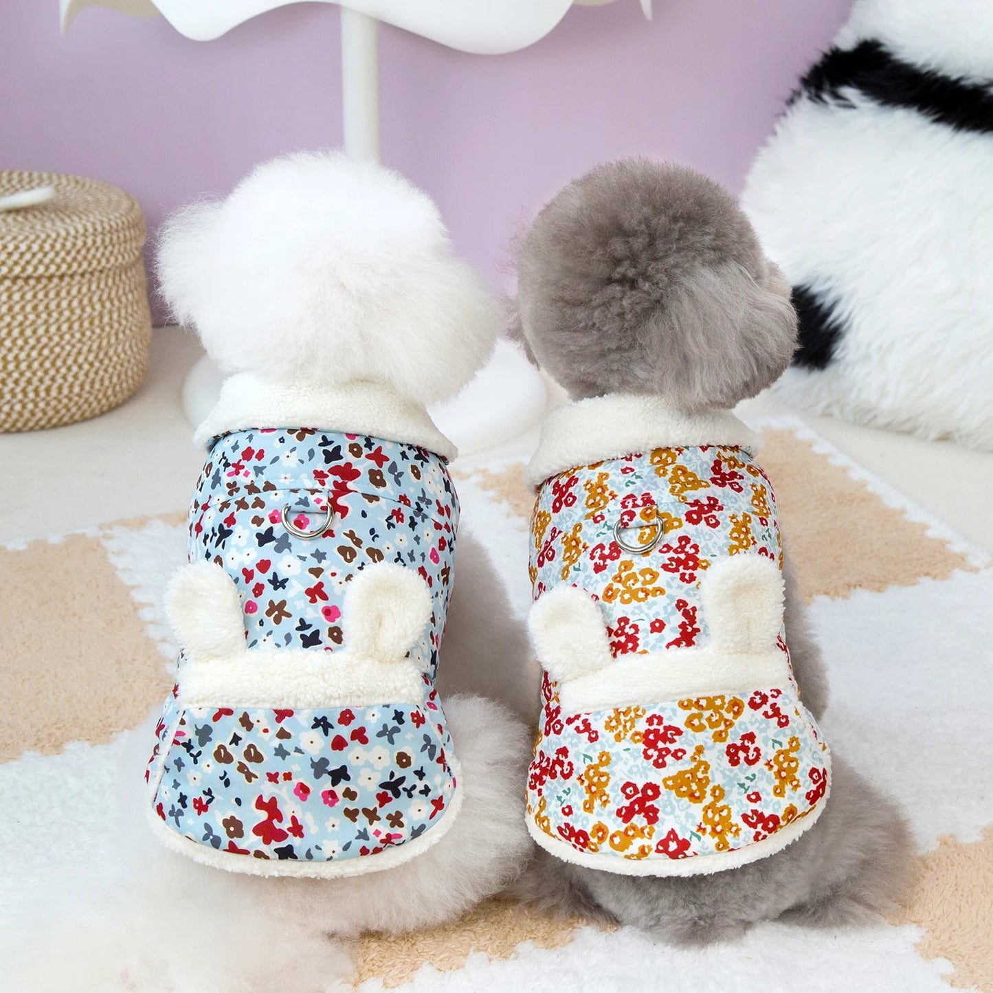 Cozy Pup Winter Coat ❄️🐾✨ for Snuggly Small & Medium Dogs - Adorable Jacket for Chihuahuas, Pugs & Teddies!