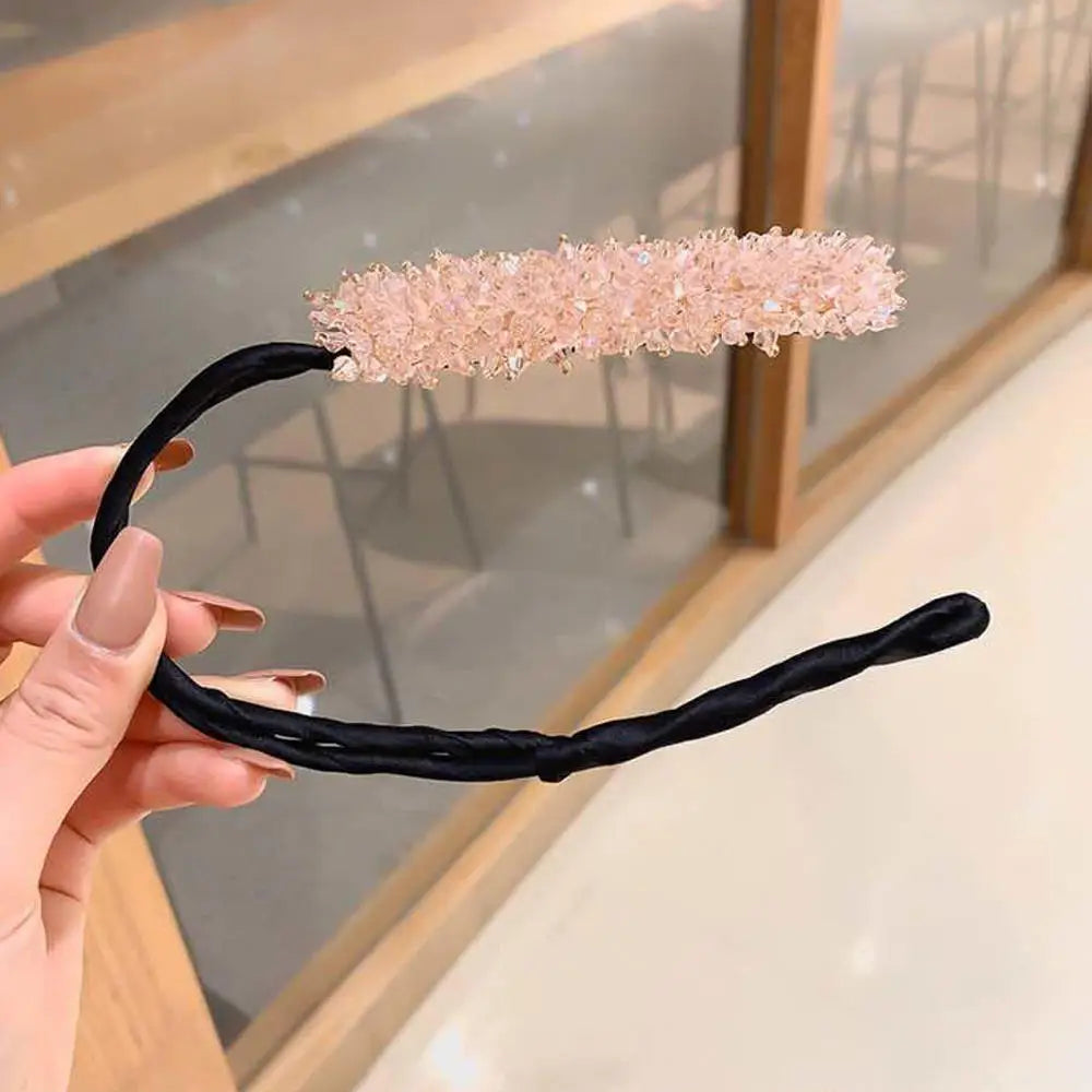 Kawaii Butterfly Hair Bun Maker 🦋✨ Cute DIY Styling Tool for Girls - Velvet & Pearl Hair Accessories!
