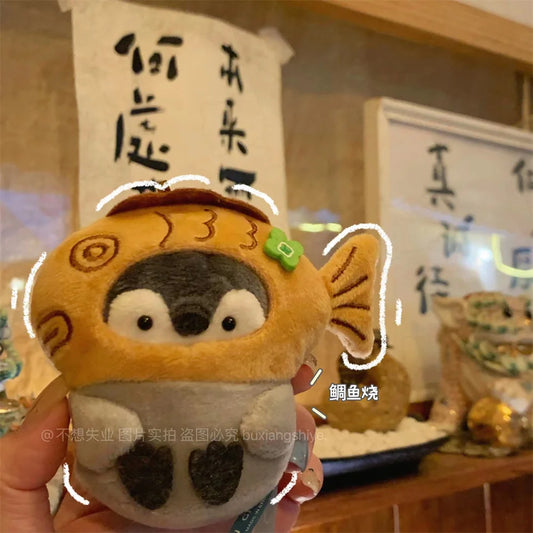 Kawaii Plush Penguin Keychain 🐧✨ | Cute Doll Keyring for Girls | Adorable Taiyaki Design | Perfect Gifts & Party Favors! 🎁💕