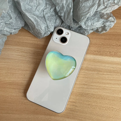 Phone Holder Popular Socket Griptok Finger Grip Bracket Stand Love Heart Ins Style Cute Poping Pink White Cellphone Accessory - Pixie Quill