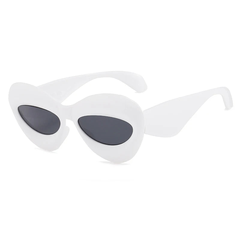 Kawaii Candy Color Cat Eye Sunglasses 🌈✨ | Y2K Gradient Shades for Trendy Women 👓💖