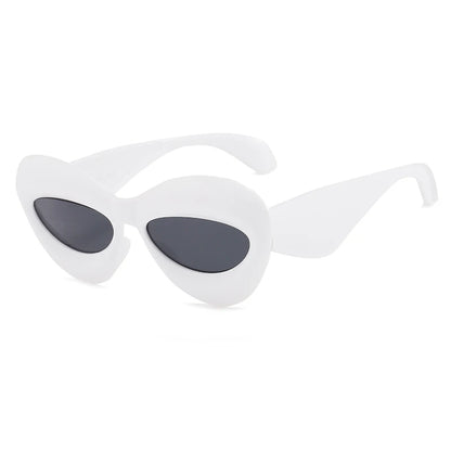 Kawaii Candy Color Cat Eye Sunglasses 🌈✨ | Y2K Gradient Shades for Trendy Women 👓💖