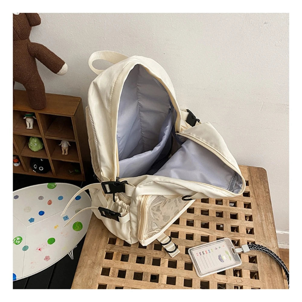Collage Style Itabag Backpack For Teens Love Heart Transparent JK Laptop Bag 🎒💖