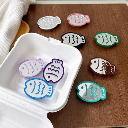 Kawaii Taiyaki Phone Holder 🍰 | Cute Universal Grip & Stand for Smartphones 📱✨