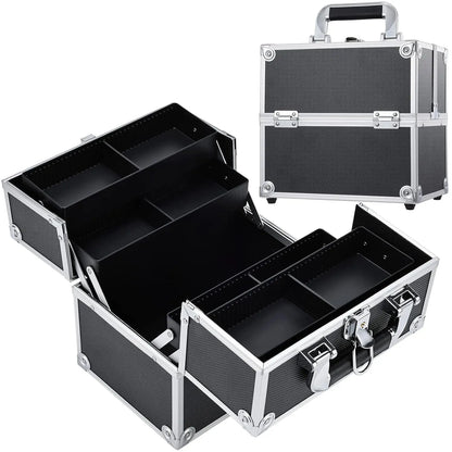 Kawaii Portable Makeup Case ✨💖 - Adorable Travel Cosmetics Organizer Box for Beauty & Jewelry 🌸💅