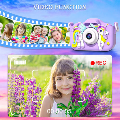 Adorable Unicorn Mini Kids Camera 🌈📸 - Capture Childhood Magic in 1080p HD!