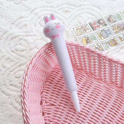 🐰✨ Adorable Rabbit Gel Pens - Squishy Foam Cuties for Bright School Days & Creative Offices! 🖊️🌈