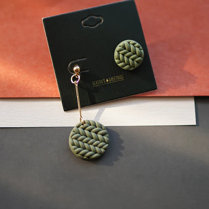 Whimsical Floral Christmas Earrings Set Handmade Polymer Clay Dangles Multicolor Palette For Women 🎄✨